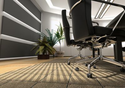 the modern office interior (3D rendering)